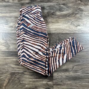 Denver Broncos Zubaz‎ Pants Womens Large Yoga Workout Gym Stretch NFL Majestic